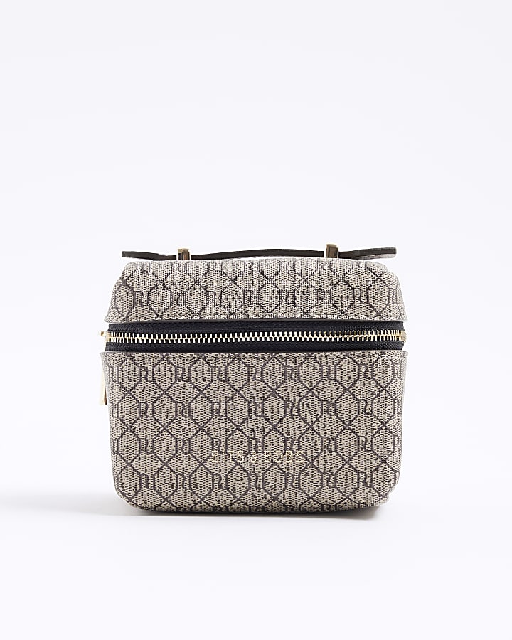 Beige RI Monogram Trinket Holder