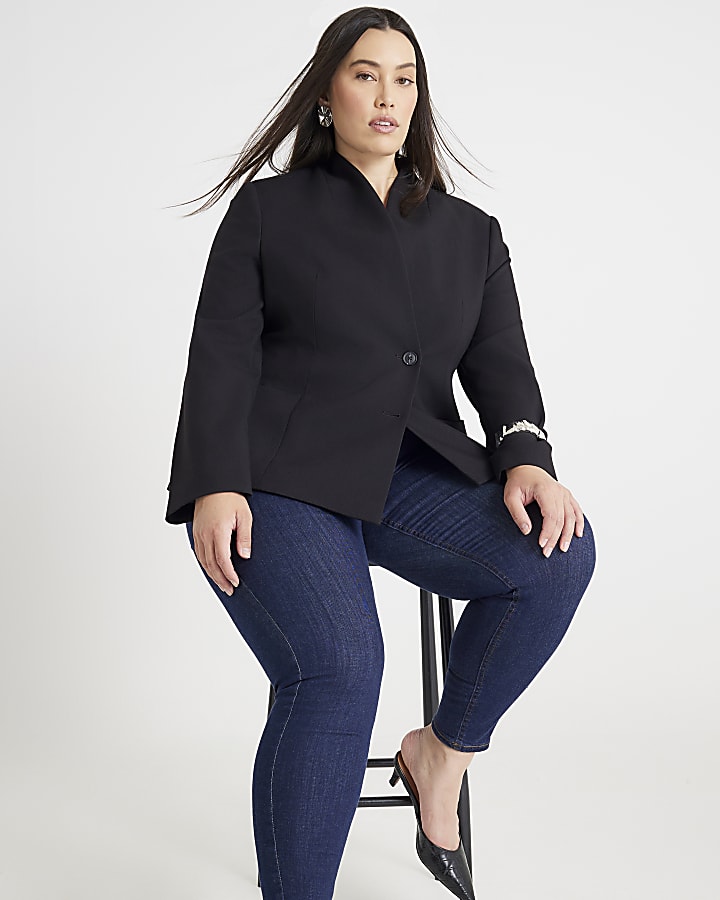 Indigo Pull-On Sculpt Skinny Jeans