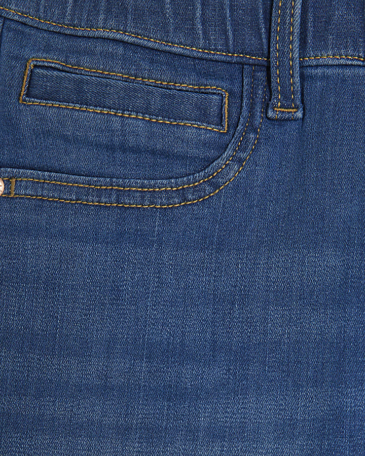 Blue Pull On Skinny Sculpt Jeans