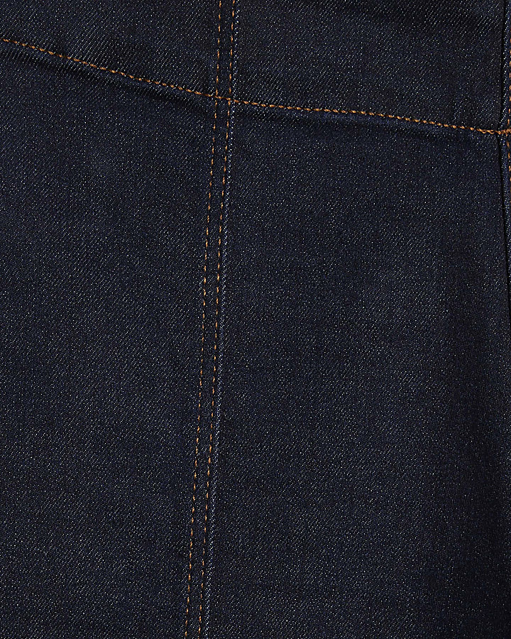 Indigo Pull-On Sculpt Palazzo Jeans