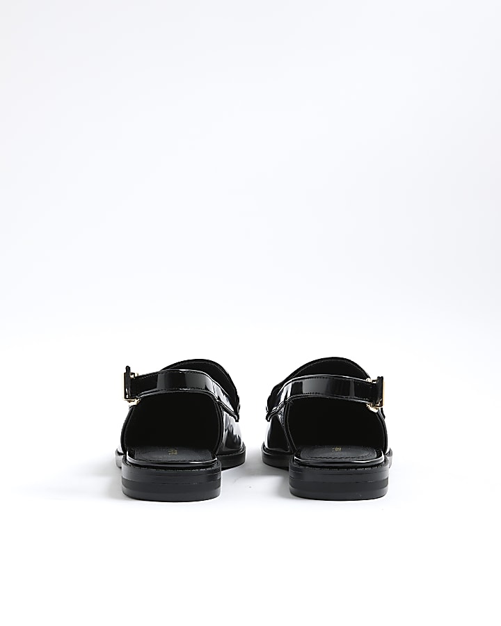 Black Slingback Loafers
