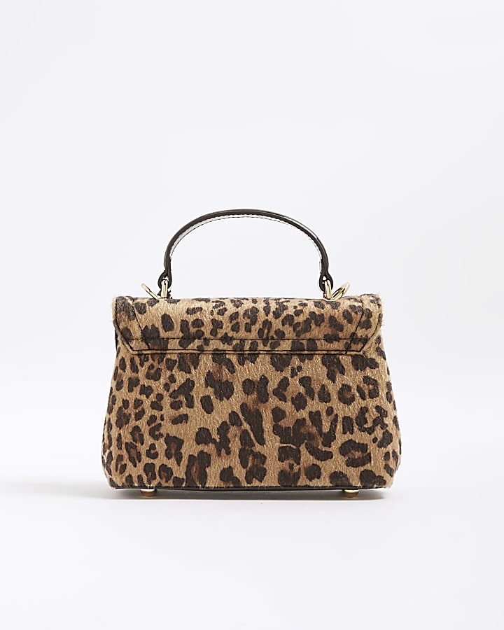 Brown Leopard Print RR Tote Bag