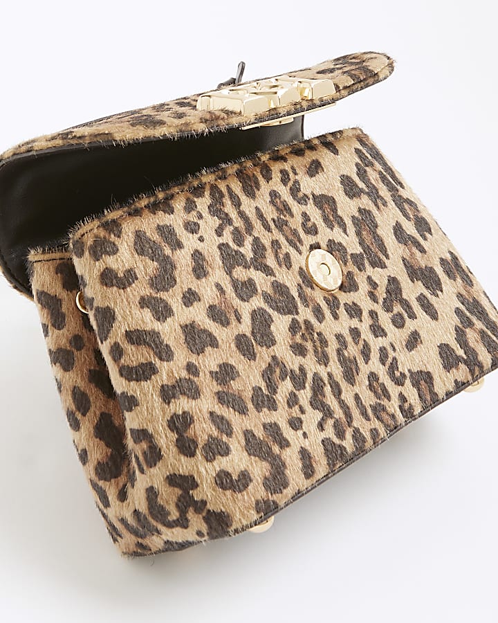 Brown Leopard Print RR Tote Bag