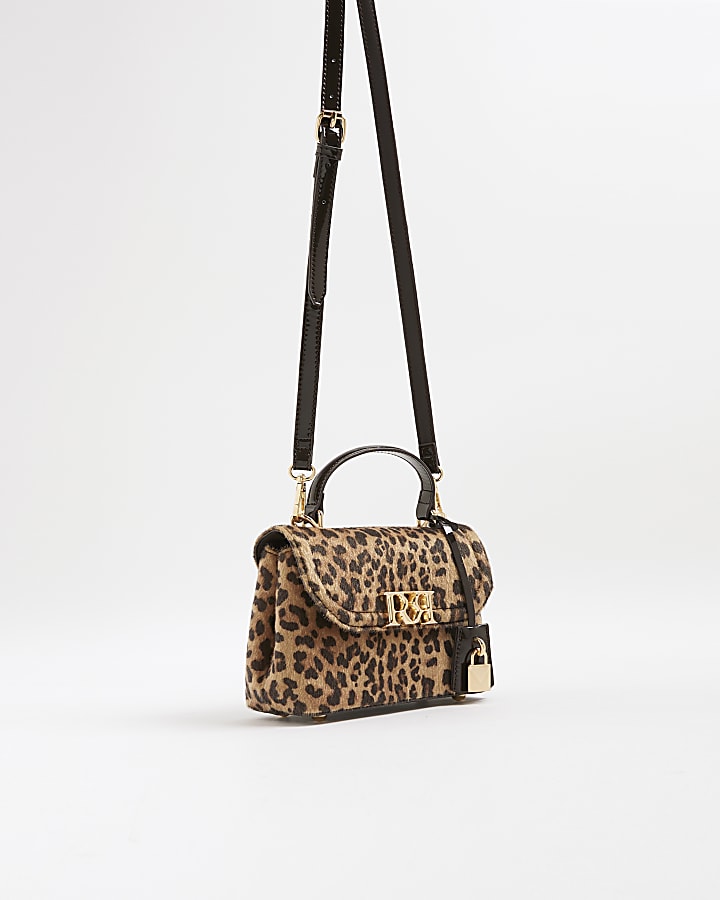Brown Leopard Print RR Tote Bag