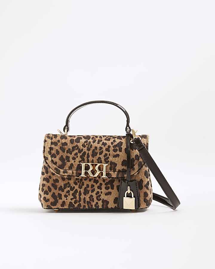 Brown Leopard Print RR Tote Bag