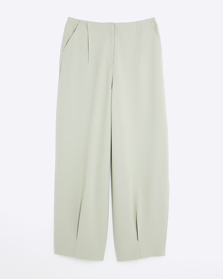 RI Studio Green Balloon Tailored Trousers