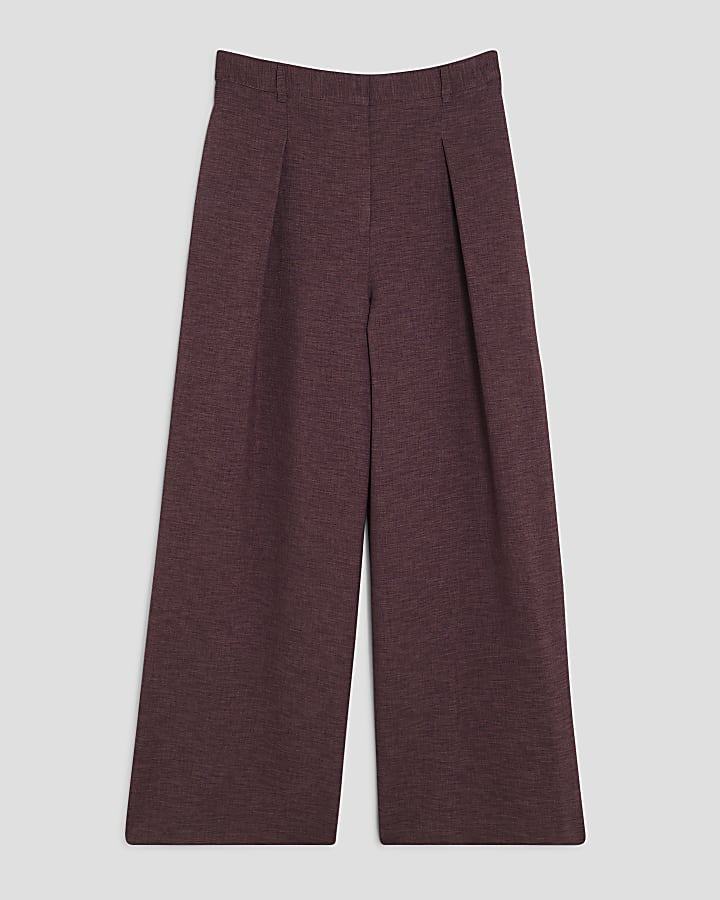 Pettie Purple Wide Leg Trousers