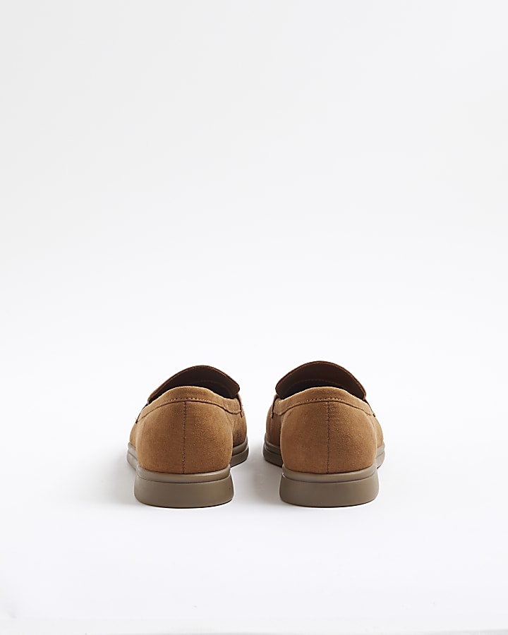 Brown Gum Sole Tassel Loafers