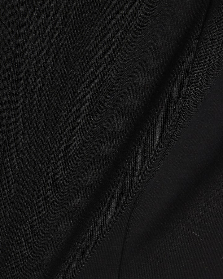 Black Premium Grown on Sleeve T-shirt