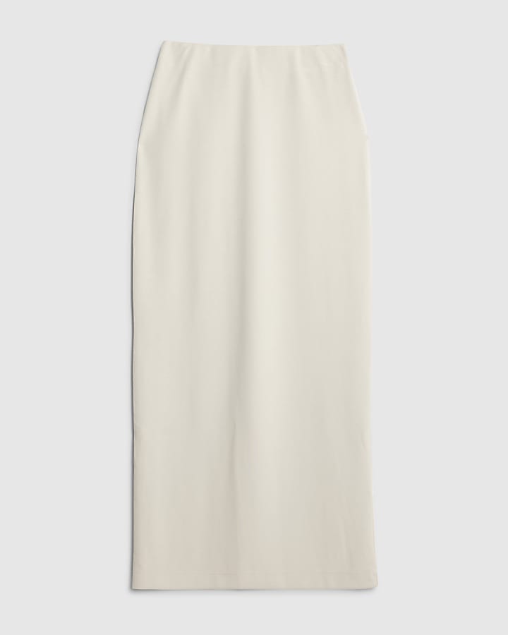 Cream Premium Maxi Skirt