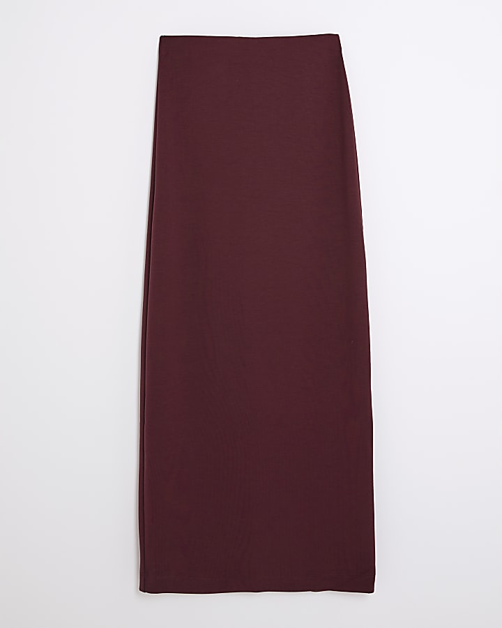 Red Premium Maxi Skirt
