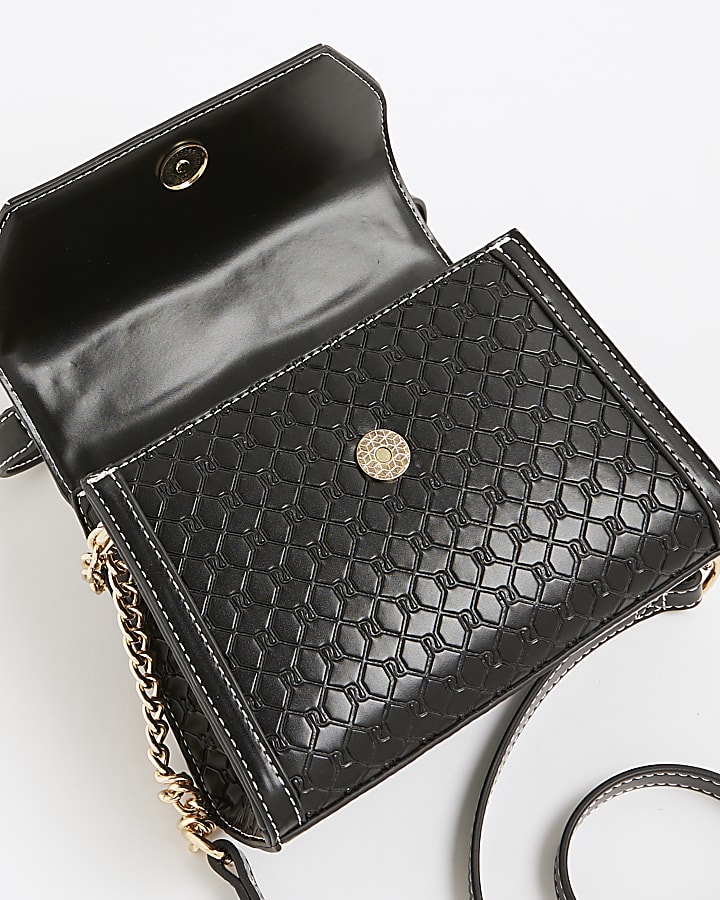 Black Mini Tote Cross Body Bag
