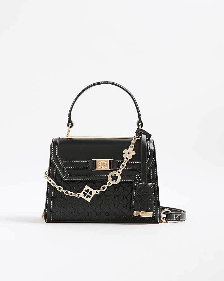 Black Mini Tote Cross Body Bag