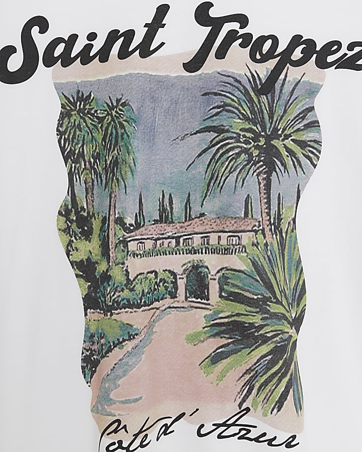 White Premium Saint Tropez T-Shirt