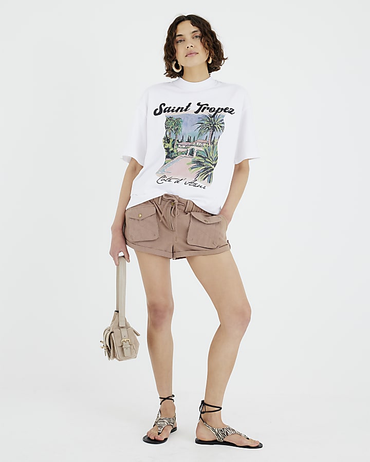 White Premium Saint Tropez T-Shirt