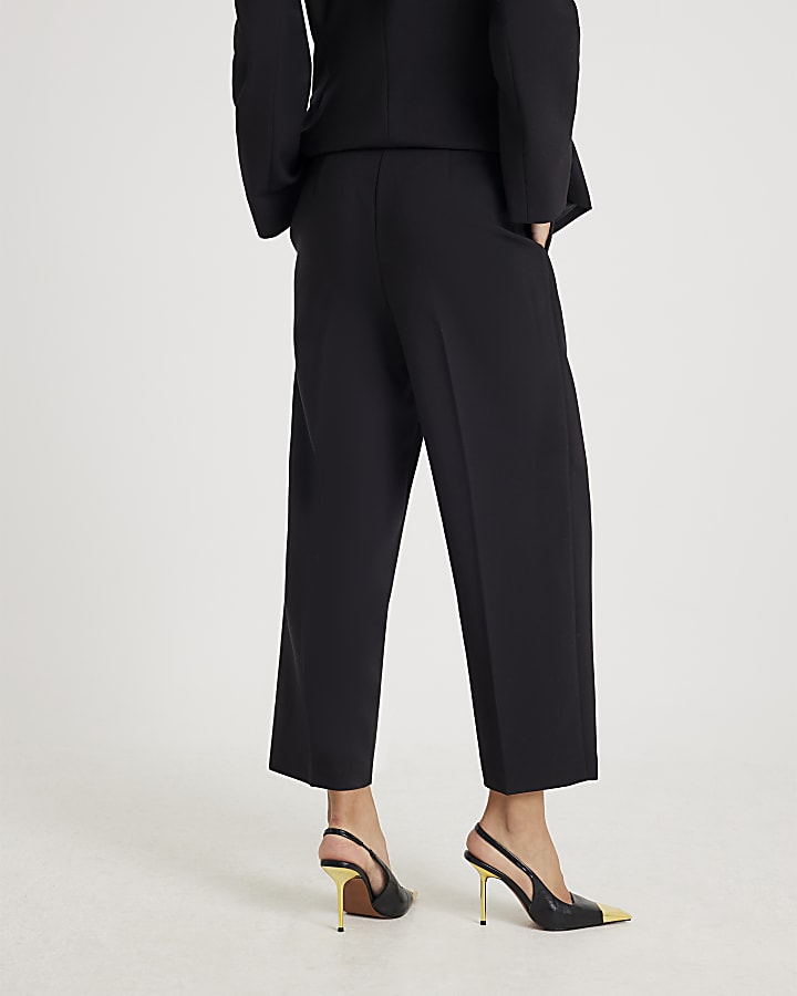 Black Straight Leg Trousers
