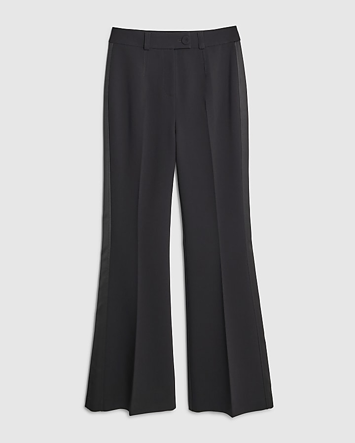 Black Straight Leg Trousers