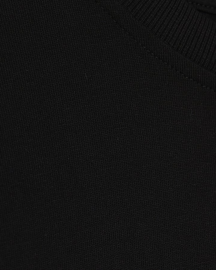Black Kimono Sleeve T-Shirt