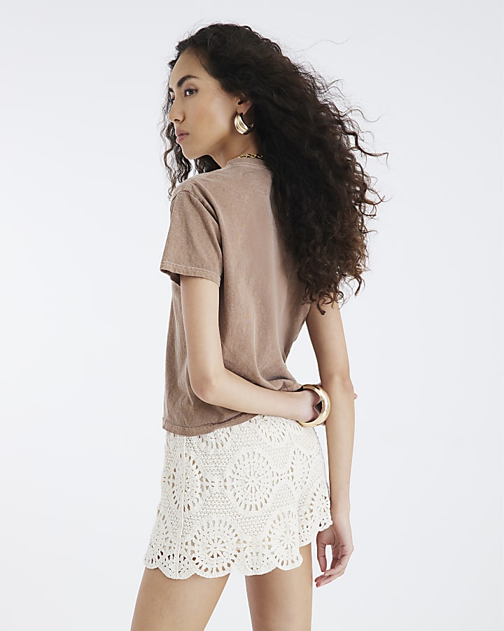 Brown Short Sleeve Soho Edition T-shirt