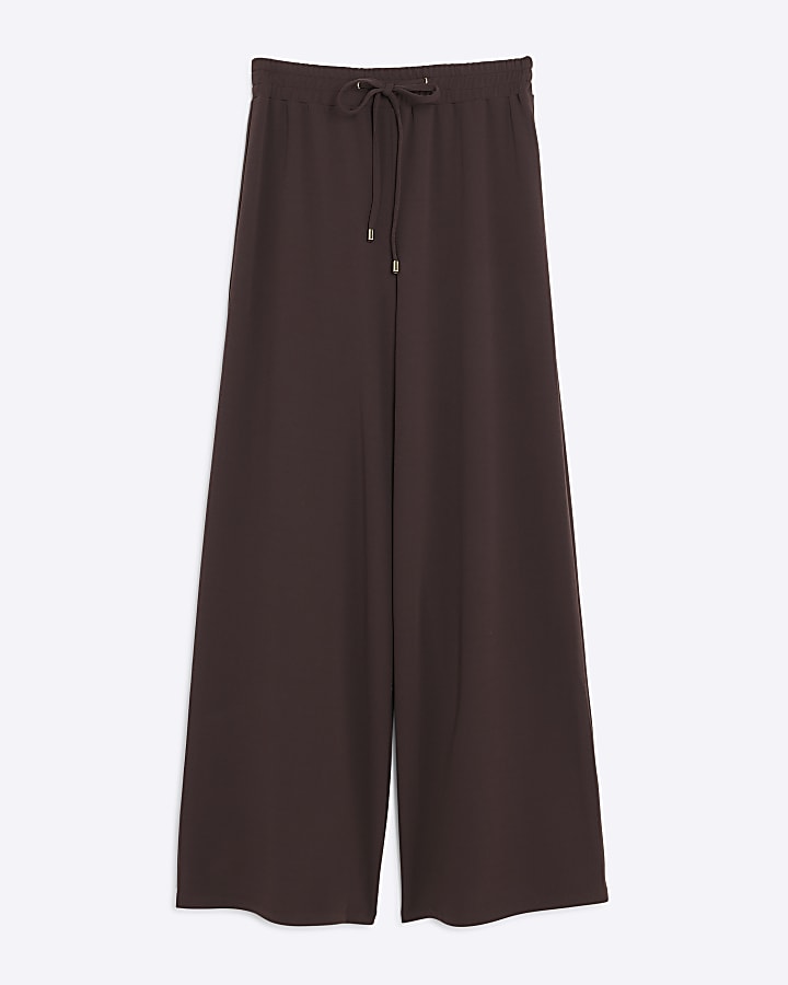 Brown Drawstring Joggers