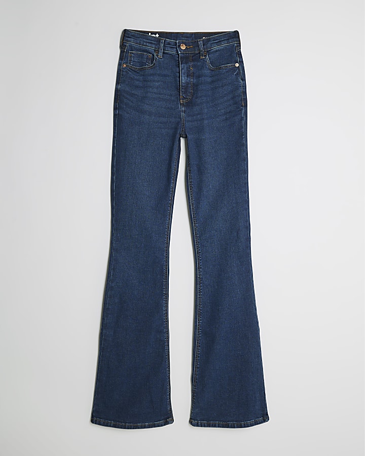 Blue High Rise Sculpt Flare Jeans