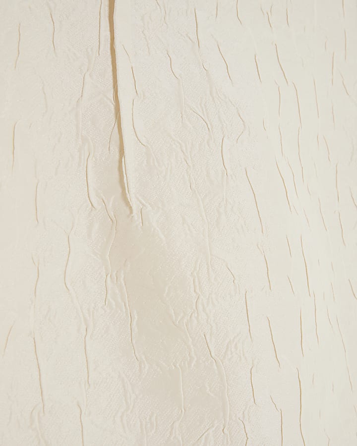 RI Studio Cream Hybrid Sheer Maxi Dress