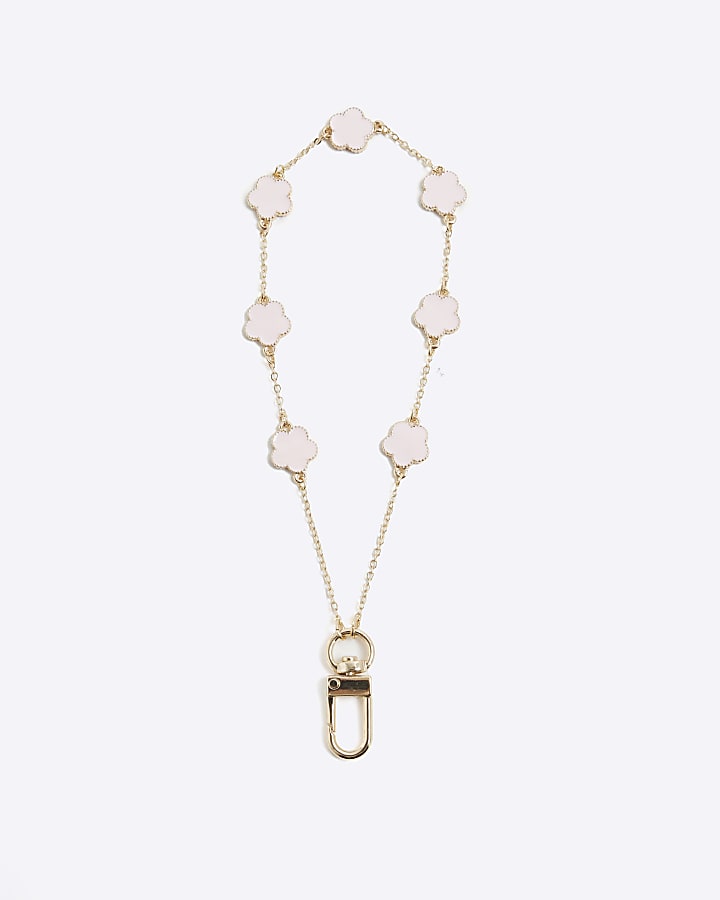 Gold Flower Phone Chain