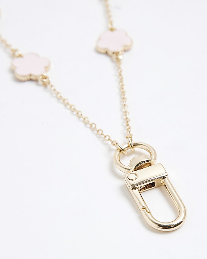 Gold Flower Phone Chain
