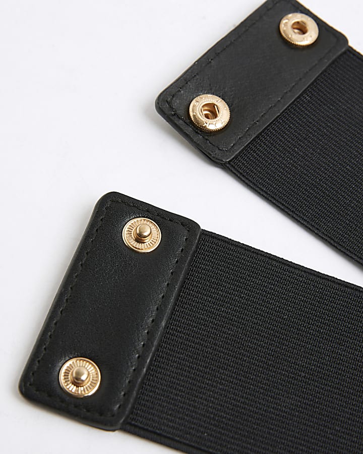 Black Gold Metal Waist Belt