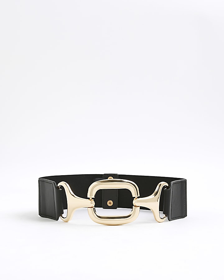 Black Gold Metal Waist Belt