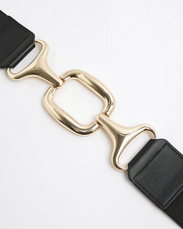 Black Gold Metal Waist Belt