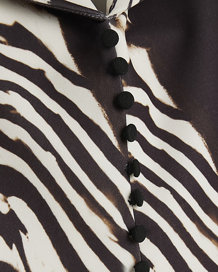 Brown Halterneck Waistcoat