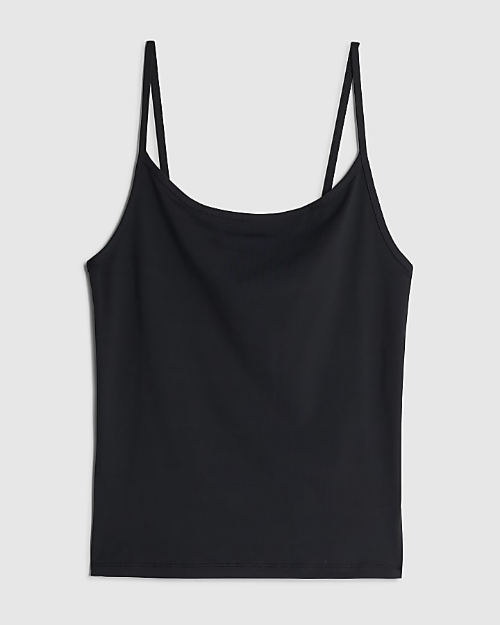 Black Sleeveless Cami Top