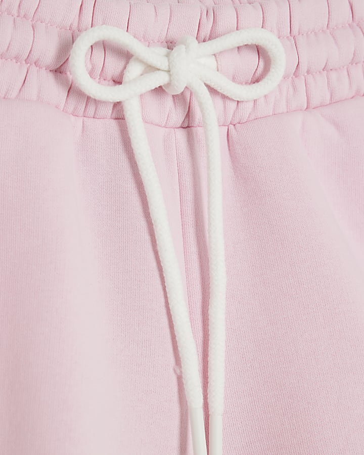 Pink Piped Detail Shorts