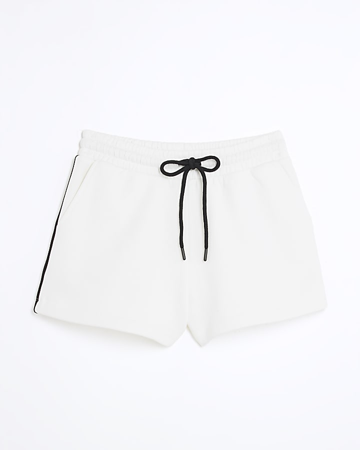White Tipped Shorts