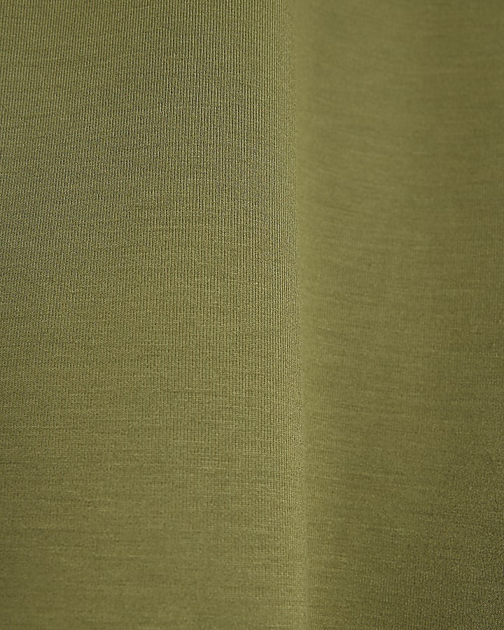Khaki Premium Short Sleeve Boxy T-shirt