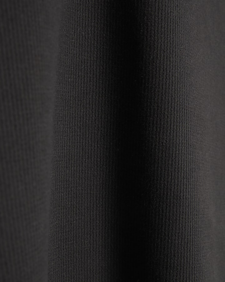 Grey Cosy Long Sleeve High Neck Mini Dress