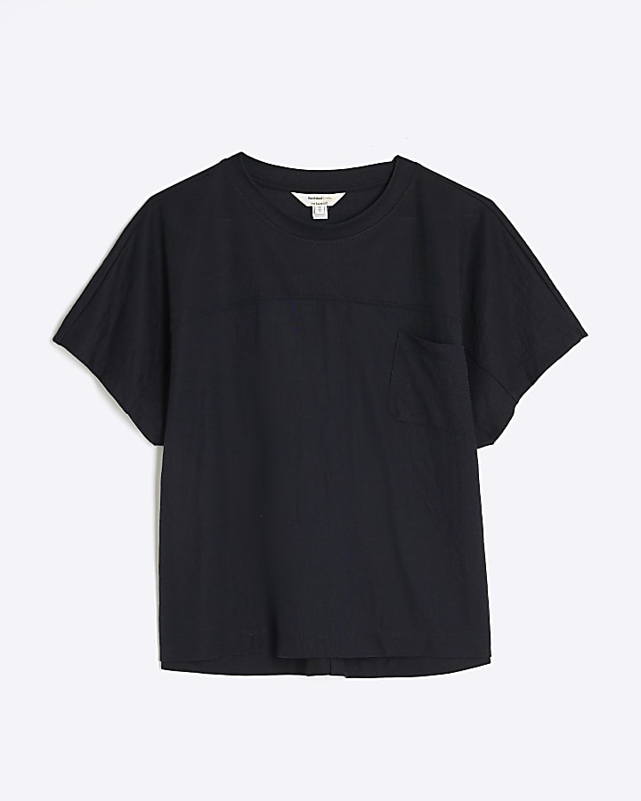 Black Chest Pocket T-Shirt
