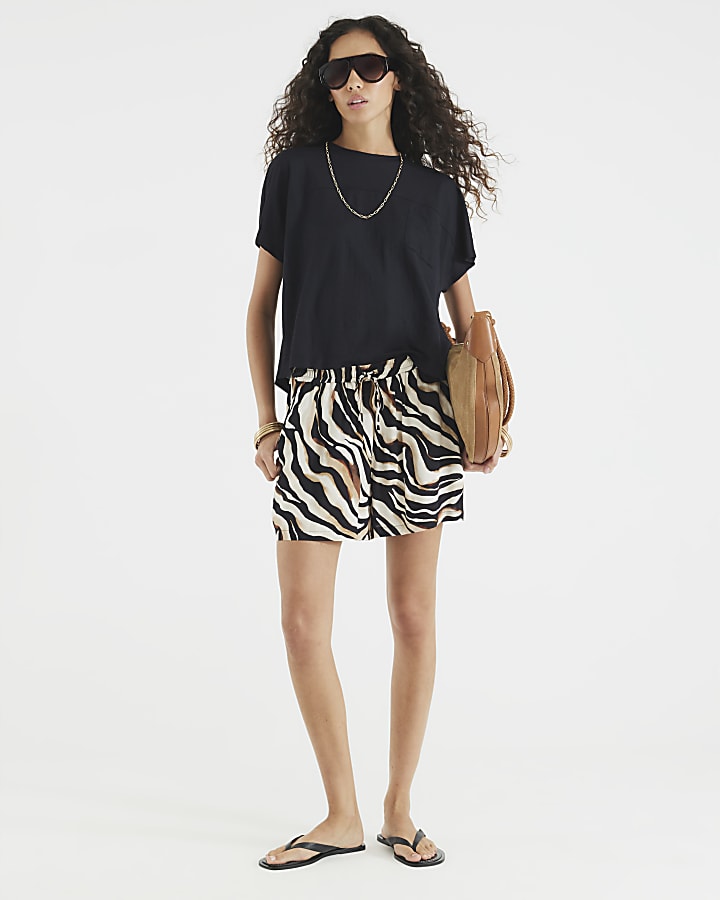 Black Chest Pocket T-Shirt