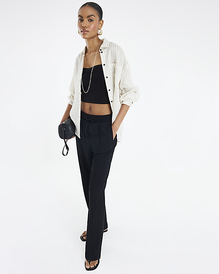 Black Tailored Joggers