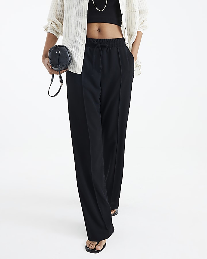 Black Tailored Joggers
