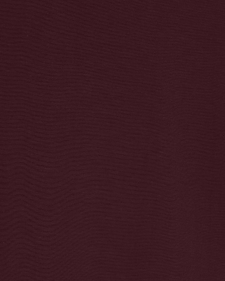 Red Premium Short Sleeve Boxy T-Shirt