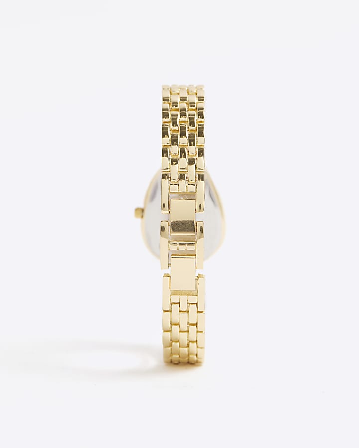 Gold Oval Watch
