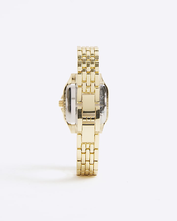 Gold Square Face Watch