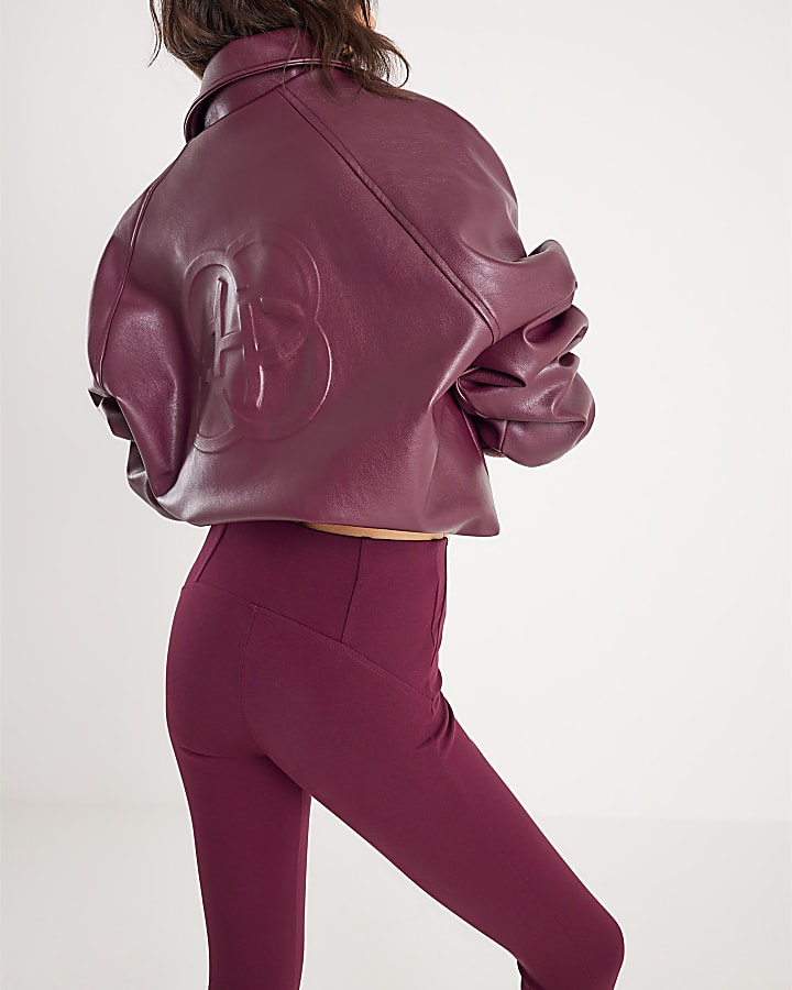 Red Ponte Leggings