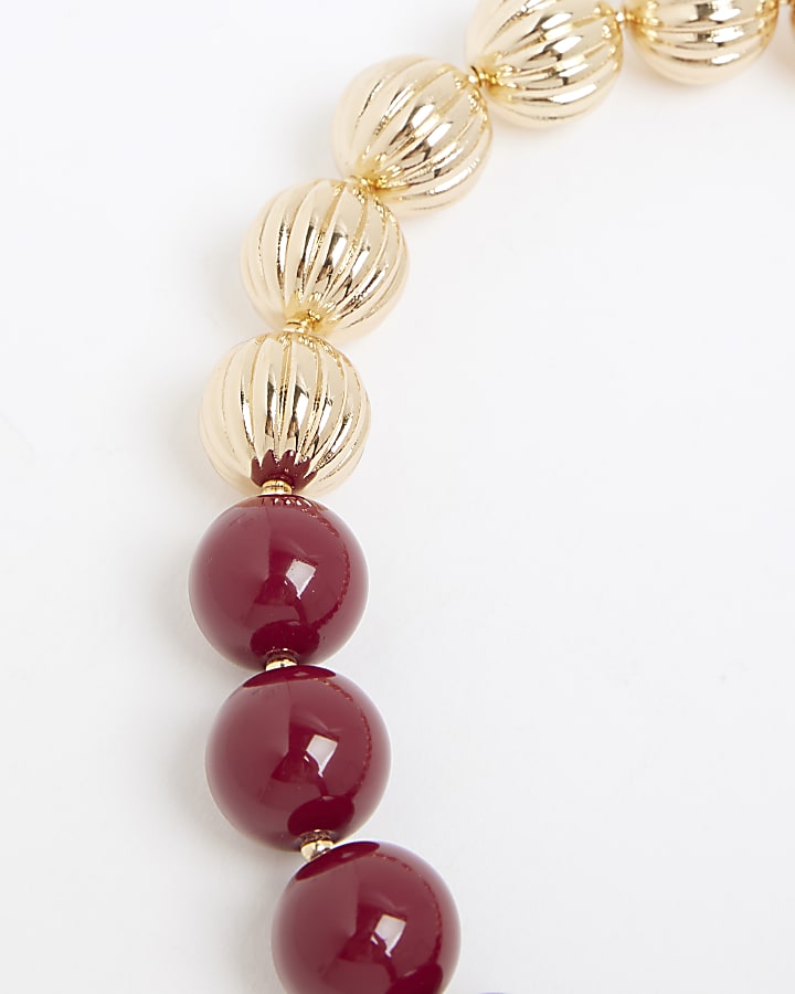 Red Beaded Necklace
