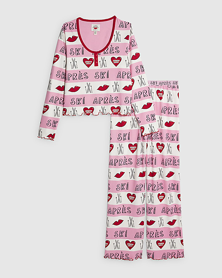 Nephthys Pink Apres Ski Pyjama Set