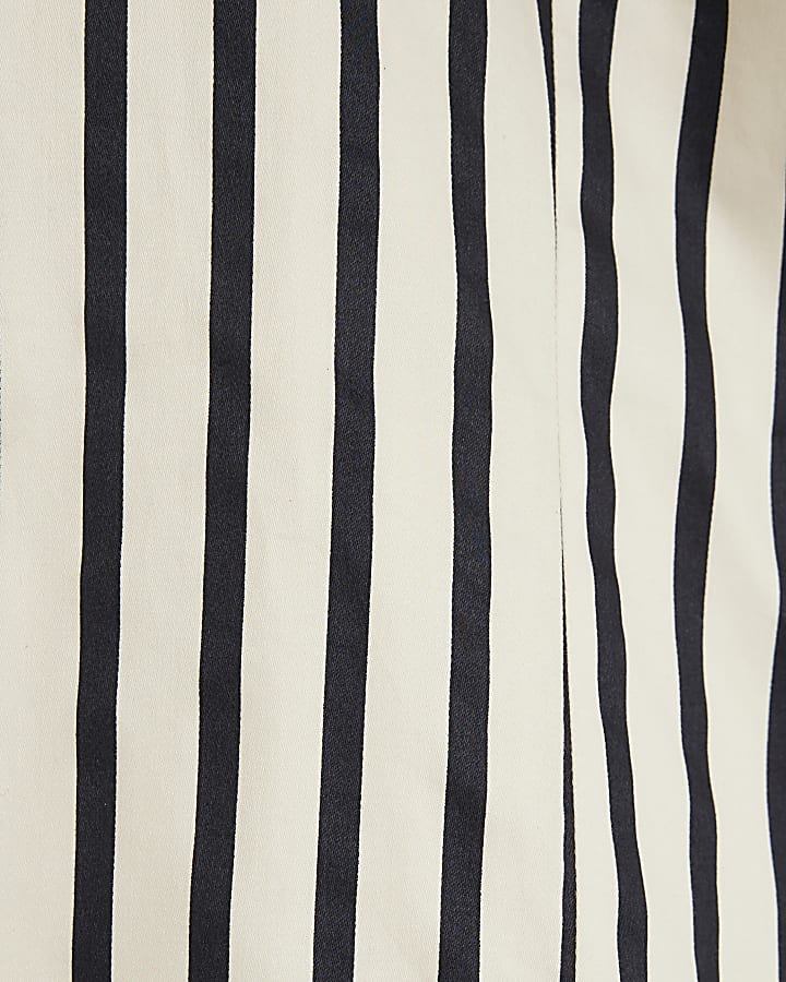 Cream Striped Waistcoat
