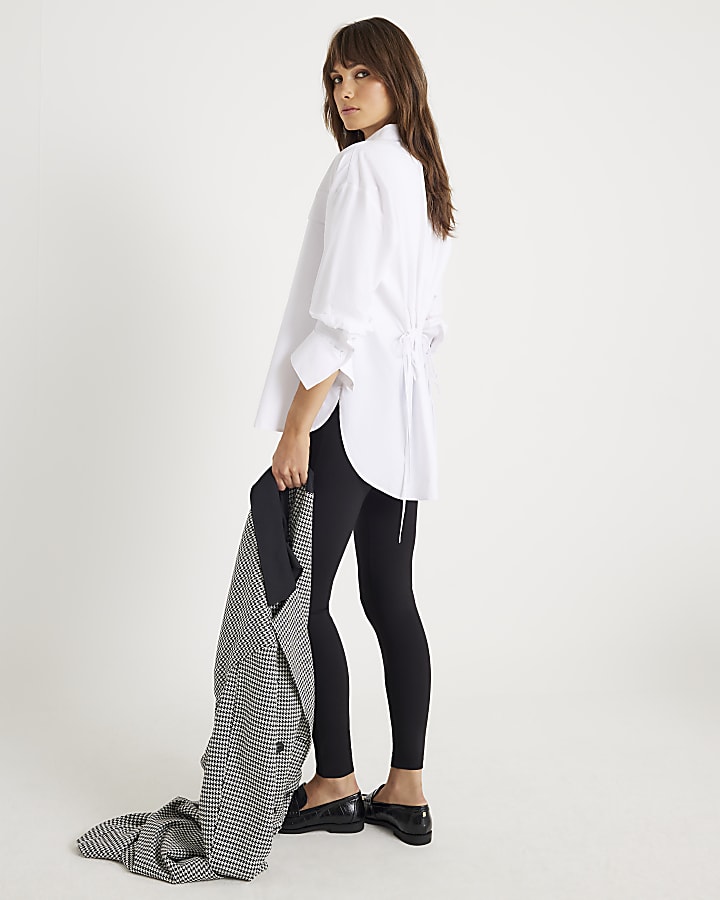 Black Ponte Leggings