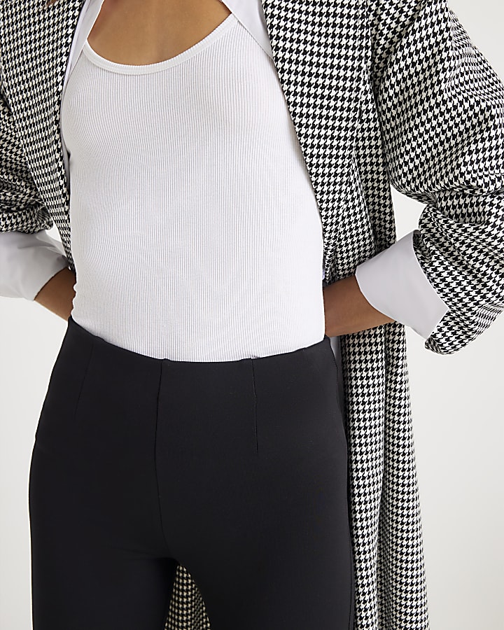 Black Ponte Leggings